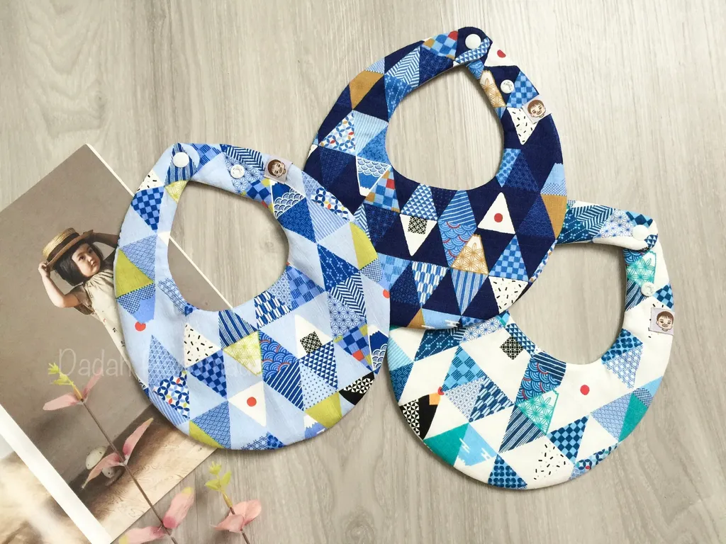 Dadah Handmade 手作圍兜兜組合展示
